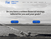 Tablet Screenshot of aldercovecapital.com